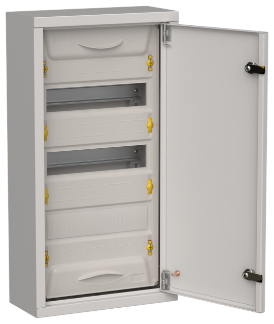 TITAN 5 Корпус мет. ЩРн-36 (1х36) 585х310х140 IP31 сер IEK