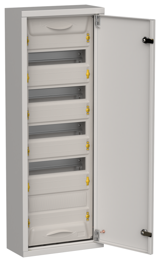 TITAN 5 Корпус мет. ЩРн-60 (1х60) 835х310х140 IP31 сер IEK