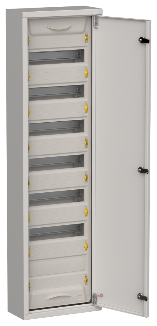 TITAN 5 Корпус мет. ЩРн-84 (1х84) 1085х310х140 IP31 сер IEK