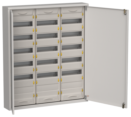 TITAN 5 Корпус мет. ЩРн-216 (3х72) 960х830х140 IP31 сер IEK