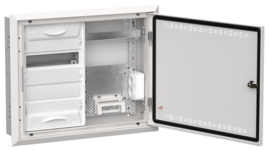 TITAN 5 Корпус комбинированный ЩРв-24 (2х24) белый IEK