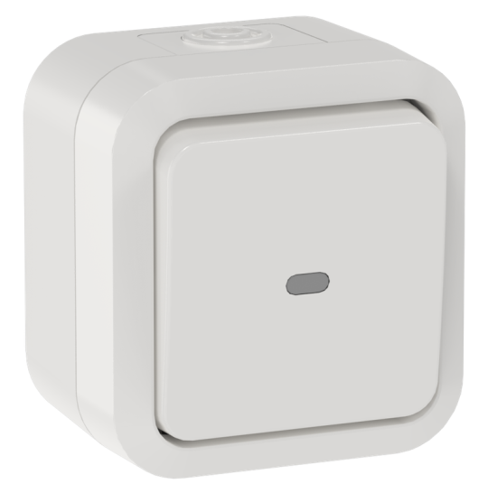 TORS Переключатель однокл. с ин. 10А IP55 TS302 белый IEK