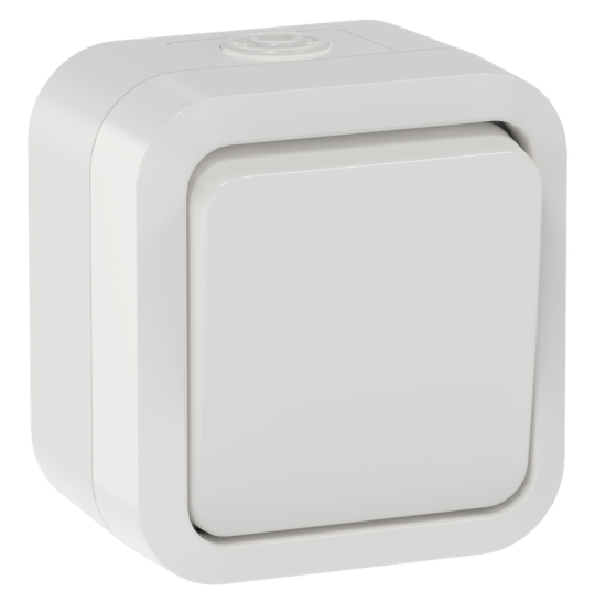 TORS Выключ. кнопочный 10А IP55 TS310 белый IEK