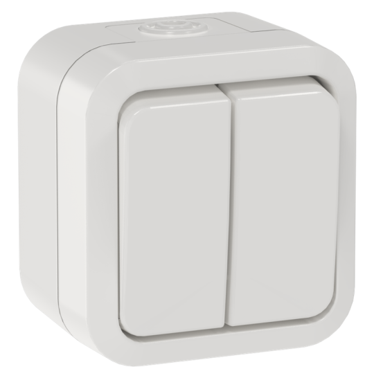 TORS Выключ. двухкл. 10А IP55 TS305 белый IEK