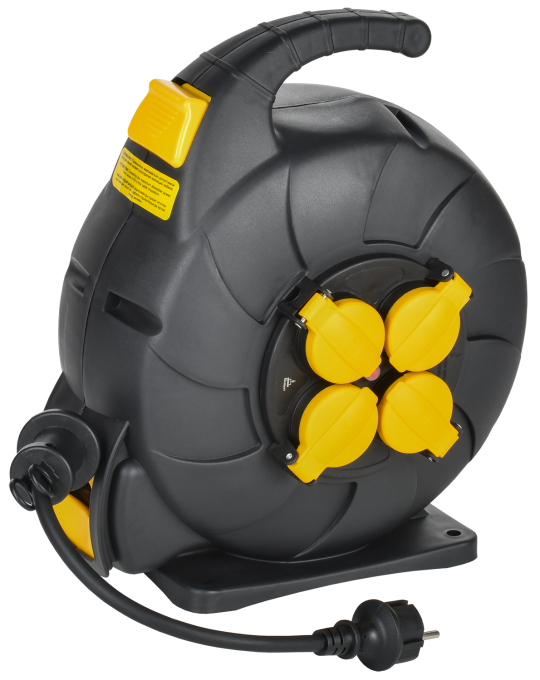 TWIST Катушка УК15 2P+PE/15м 3х1,5мм2 КГ автосм. IP44 IEK