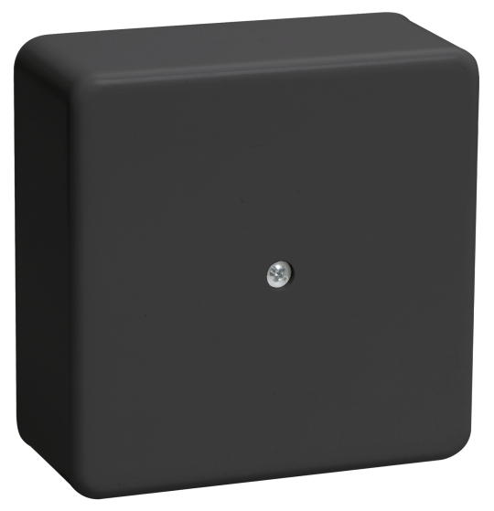 Коробка расп. КМ о/п 75х75х28мм (6 клемм 6мм2) черная IEK