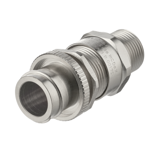 Кабель ввод металлорукав Ду20мм небр.11,3-17,9мм М25х1,5 6g 1Ex d IIC Gb X FEREKS