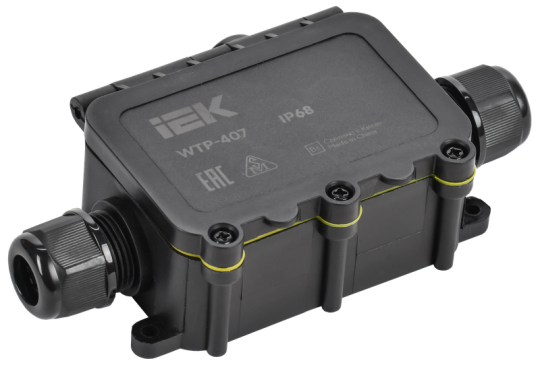 Коробка распред. герметичная WTP-407 3 ввода IP68 IEK