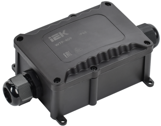 Коробка распред. герметичная WTP-409 2 ввода IP68 IEK