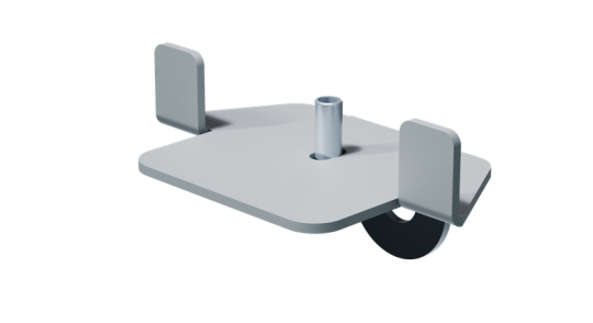 Крепление L-office (h40/Т2) грильято в сборе LEDEL