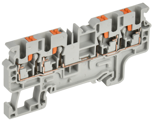 Колодка клеммная CP-MC 4 вывода 2,5мм2 серая IEK