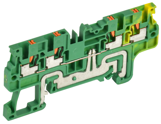 Колодка клеммная CP-MC-PEN земля 4 вывода 1,5мм2 IEK