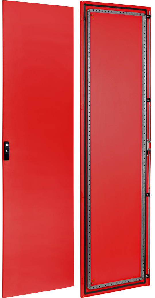 FORMAT Дверь метал. 2000х600 RAL3020 красная IEK
