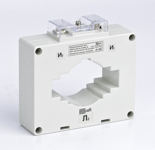 Трансформатор тока ТШП-0,66 0,5 800/5 10ВА, диаметр 100мм