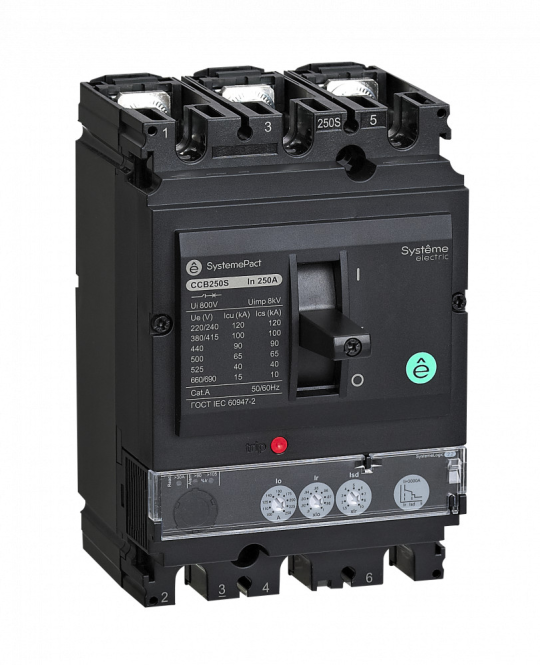 АВТ.ВЫКЛ SYSTEMEPACT CCB160 36KA 4P4D S2.2 160A