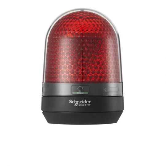 Световой маяк красный LED D100мм 100 - 230VAC XVR3M04