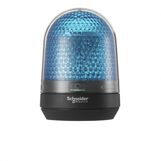 Световой маяк синий LED D100мм 100 - 230VAC XVR3M06