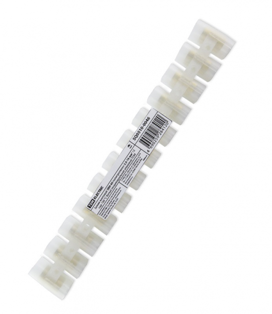 Зажим винтовой ЗВИ-10 полипропилен 1,5-6мм2 12пар 100°С белый (индивидуальная упаковка) TDM