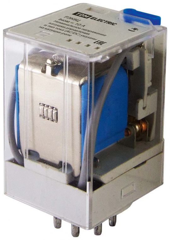 Реле РЭК8Ц/2 10А 230В AC (без разъема Р8Ц арт. SQ1503-0019) TDM