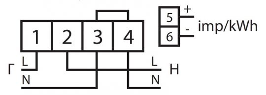 Счетчик МАРС-1,0-11-Р4-5(60)-М (1ф, 1тар, din-рейка, мех.ОУ) TDM